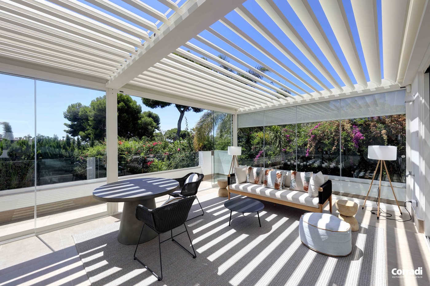 Pérgola bioclimática Corradi Alba